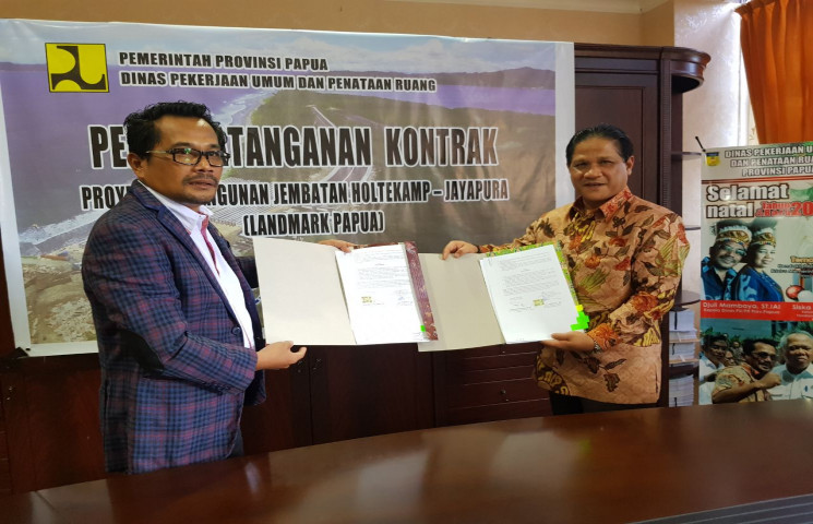 Dinas PUPR Optimis jembatan Holtekamp – Jayapura Tuntas Akhir Tahun
